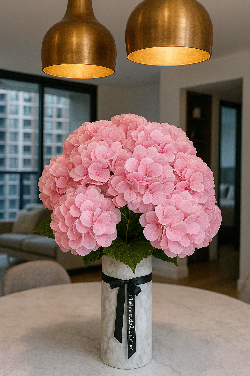 Silk Hydrangea stem 60 cm – Soft Touch, Lifelike & Elegant