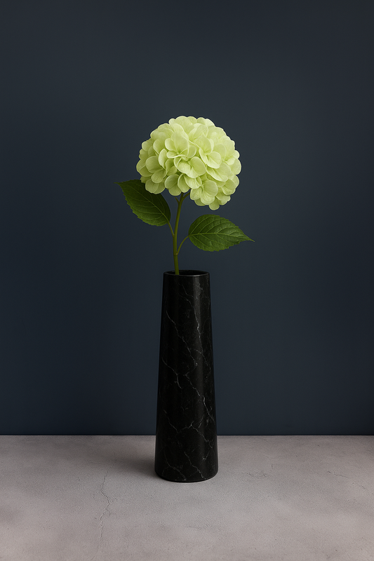 Light Green Silk Hydrangea stem 60 cm – Soft Touch, Lifelike & Elegant
