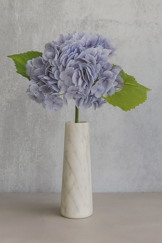 Light Purple Silk Hydrangea stem 60 cm – Soft Touch, Lifelike & Elegant